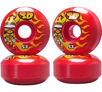 Speed Unisex - Adult Demons Characters Skateboard Wheels, Hot Shot, 52 mm