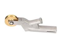 Speed Welding Nozzle 5mm Round with Brass Penny Roller Wheel for Plastic Welding