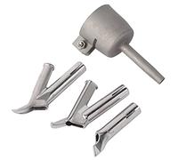 Speed Welding Nozzles, 4 Pcs Speed Weld Tip 5mm Round Shape Welder Tips for Vinyl PVC Plastic Leister Hot Air Gun