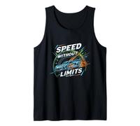 Speed Without Limits RC Car Lover Remote Control Enthusiast Tank Top