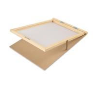 Speedball 110 Monofilament DIY Printing Screen Frame With Base 16" x 24", Wooden, Essentials Accessories, Print Making Printing Kit, Screen Printing, Print Making