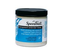 Speedball 236ml 8oz Water-Soluble Transparent Ink Extender Base, For Block, Screen Printing, Lino Cutting, Printmaking, Professional, Beginners Print Making Accessories, Supplies For Art, Craft Kit