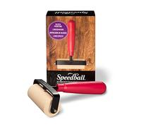 Speedball 3" Soft Rubber Brayer, Block Printing, Printmaking Tools, Brush Roller, Scrapbooking Art Craft Supplies, Decoupage
