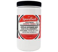 Speedball 32oz Acrylic Extender Base, Art Screen Printing Pouring Medium, Create More Transparent Colour Contrast, Mix with Acrylic Inks, Liquid Mediums for Artists Art and Craft Kit