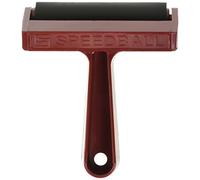 Speedball 4" Soft Rubber Brayer, Boxed, Block Printing, Printmaking Tools, Brush Roller, Scrapbooking Art Craft Supplies, Decoupage