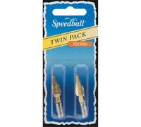 Speedball #513EF Pen Nib, Extra Fine, Twin Pack For Industrial Arts Calligraphy, Drawing Creative Writing, Ink Dip Quill Pen, Lettering, Handwriting Art Supplies, Dip Fountain Caligraphy Pen Nibs