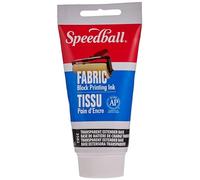 Speedball 75cc 2.5 oz Fabric Block Printing Ink Transparent, Oil-Based Printing Ink, Bold Opaque Colour, Bag, Clothes Printing, No Heat Set, Creative Printing, Home, Art Studio, Ink For Starter Kit