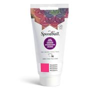 Speedball 75ml 2.5 oz Fabric Block Printing Ink Magenta, Fabric Printmaking Ink, No Heat Set Required, Touch Dry Overnight