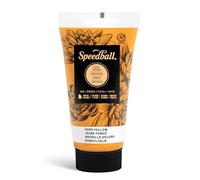 Speedball 75ml 2.5oz Water-Soluble Block Ink Dark Yellow, For Block Printing, Lino Printing, Screen Printing, For Artists