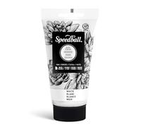 Speedball 75ml 2.5oz Water-Soluble Block Ink White, For Block Printing, Lino Printing, Screen Printing, For Artists Kit