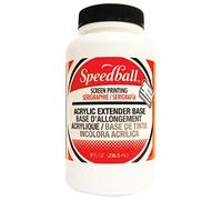 Speedball 8oz (237ml) Acrylic Extender Base, Art Screen Printing Pouring Medium, Create More Transparent Colour Contrast, Mix With Acrylic Inks, Liquid Mediums For Artists Art And Craft Kit