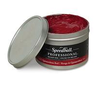Speedball 8oz Professional Relief Ink Quinacridone Red, For Block, Relief Printing, Linocut, Wood Cutting, Oil-Based