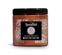 Speedball 8oz Water-Soluble Block Ink Brown, For Block Printing, Lino Printing, Screen Printing, For Artists Kit