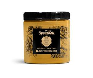 Speedball 8oz Water-Soluble Block Ink Copper, For Block Printing, Lino Printing, Screen Printing, For Artists Kit