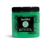 Speedball 8oz Water-Soluble Block Ink Green, For Block Printing, Lino Printing, Screen Printing, For Artists Kit