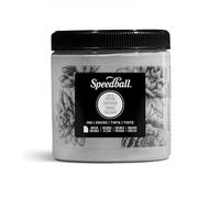 Speedball 8oz Water-Soluble Block Ink Silver, For Block Printing, Lino Printing, Screen Printing, For Artists Kit