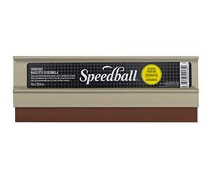 Speedball 9" Craft Fabric Squeegee, 65 Durometer, Plastic Handle Beige, Fabric, Screen Printing Equipment, Art Tool Kit