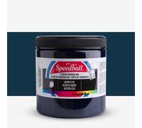 Speedball : Acrylic Screen Printing Ink : 8oz (236.5ml) : Dark Blue