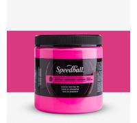 Speedball : Acrylic Screen Printing Ink : 8oz (236.5ml) : Fluorescent Magenta