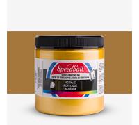 Speedball : Acrylic Screen Printing Ink : 8oz (236.5ml) : Gold