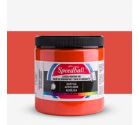 Speedball : Acrylic Screen Printing Ink : 8oz (236.5ml) : Orange