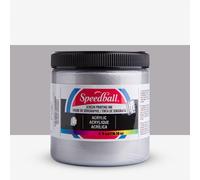 Speedball : Acrylic Screen Printing Ink : 8oz (236.5ml) : Silver