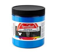 Speedball Art Products Fabric Screen Printing Ink, 8-Ounce, Blue