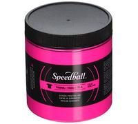 Speedball Art Products Fabric Screen Printing Ink Fluorescent 8 oz Magenta