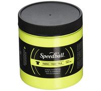 Speedball Art Products Fabric Screen Printing Ink Fluorescent 8 oz Yellow