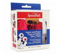 Speedball Block Printing Fabric & Paper Inks 1.25oz (37ml) 6pcs