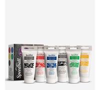 Speedball : Block Printing Ink : 37ml (1.5oz) : Fabric & Paper : Set of 6