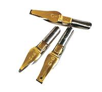 Speedball C Series Pen Nib Set, Set of 6 Broad Edge Nibs, Triple-Reservoir Design, Calligraphy Ink Pen, Handwriting, Lettering, Fountain, Crow, For Artist Caligraphy Set, Silver