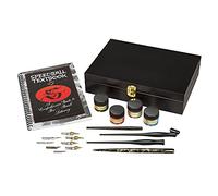 Speedball Calligraphy Collector's Kit - 4 Pen Holders, 8 Nibs, 3 Inks, Pen Cleaner, and Textbook