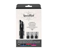 Speedball Calligraphy Fountain Dip Pen Set, 1 Fountain Pen, 3 Nibs, 8 Ink Cartridges, Calligraphy, Writing, Lettering, Art, Craft, Artists, Hobbyists, Enthusiasts
