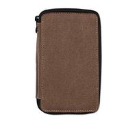 Speedball Canvas Pencil And Accessory Case, 48 Pencil Capacity, Chocolate, Organiser Pen, Marker, Pencil Case, For Home, School, Art Studio, Travel Art, Stationery Set Essential, Boys, Girls