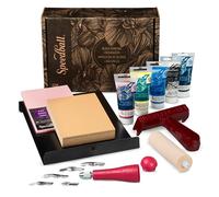 Speedball Deluxe Block Printing Fabric Kit, Includes All Tools To Get Started With Block Printing Lino Cutting, Super Kit