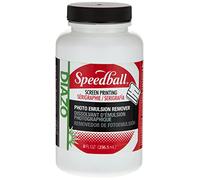 Speedball 8oz Diazo Photo Emulsion Remover, Reclaims Printing Screen, From Photos Stencils, Screen Printing, Block Printing, Fabric Print Craft Kit, Art, Craft Print Making