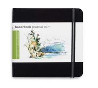 Speedball Drawing Journal Book 5.5 x 5.5" Square Ivory Black, Art Sketch Paper For Pen, Ink, Pencil, Markers, For Adult, Kid