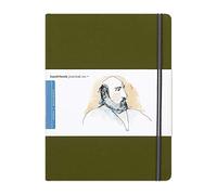 Speedball Drawing Journal Book 10.5 x 8.25 Large Portrait Cadmium Green, Art Sketch Paper For Pen, Ink, Pencil, Markers, For Adult, Kid