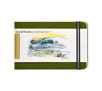 Speedball Drawing Journal Book 3.5 x 5.5 Landscape Cadmium Green, Art Sketch Paper For Pen, Ink, Pencil, Markers, For Adult, Kid