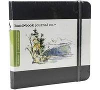 Speedball Drawing Journal Book 5.5 x 5.5" Square Ivory Black, Art Sketch Paper For Pen, Ink, Pencil, Markers, For Adult, Kid