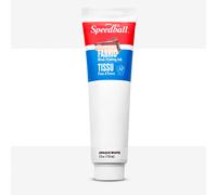 Speedball 150ml 5 oz Fabric Block Printing Ink Opaque White, Fabric Printmaking Ink, No Heat Set Required, Touch Dry