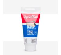 Speedball 75cc 2.5 oz Fabric Block Printing Ink White, Oil-Based Printing Ink, Bold Opaque Colour, Bag, Clothes Printing, No Heat Set, Creative Printing, Home, Art Studio, Ink For Starter Kit