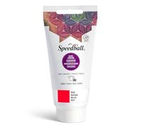 Speedball 75cc 2.5 oz Fabric Block Printing Ink Red, Oil-Based Printing Ink, Bold Opaque Colour, Bag, Clothes Printing, No Heat Set, Creative Printing, Home, Art Studio, Ink For Starter Kit