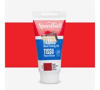 Speedball 75cc 2.5 oz Fabric Block Printing Ink Red, Oil-Based Printing Ink, Bold Opaque Colour, Bag, Clothes Printing, No Heat Set, Creative Printing, Home, Art Studio, Ink For Starter Kit