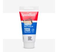 Speedball 2.5 fl. Oz Fabric Block Printing Ink, White, 60 ml