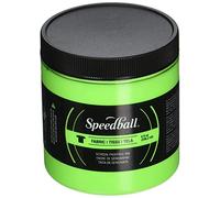 Speedball Fabric Screen Printing Ink, 8-Ounce, Fluorescent Lime Green