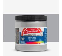 Speedball Opaque Iridescent Fabric Screen Printing Ink, 8-Ounce, Silver