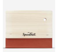 Speedball : Fabric Squeegee : 6in (Apx. 15cm) : Red