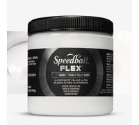 Speedball Flex Screen Printing Fabric Ink Alpine White 8oz, for Home Decor, Bags, T Shirt, Essential for Artists Craft Kit